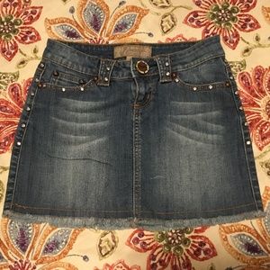 Candie’s Denim Mini Skirt
